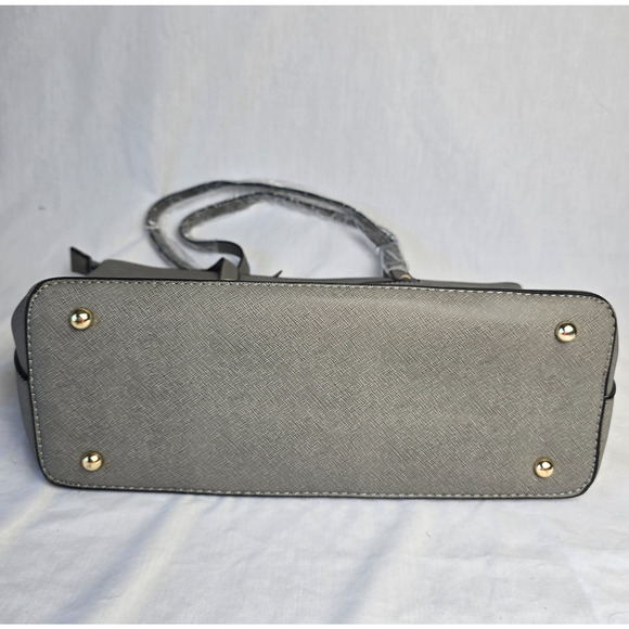 Elim & Paul Shoulder Bag with Matching Wallet Gray NWOT - Picture 7 of 16